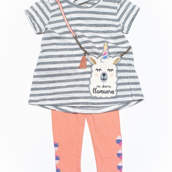Jessica Simpson Other - Jessica Simpson Baby Girl Llama Legging Set 12m Jessica Simpson Other - Jessica Simpson Baby Girl Llama Legging Set 12m